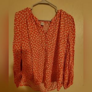 Floral long sleeved shirt